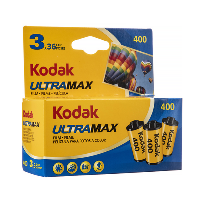 Kodak Ultra Max 400 Color Negative - 35mm Film, 36 Exposures, 3 Pack