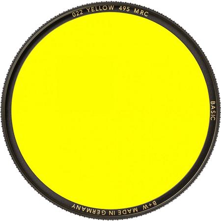 B+W 67mm #495/022 BASIC Yellow MRC Filter