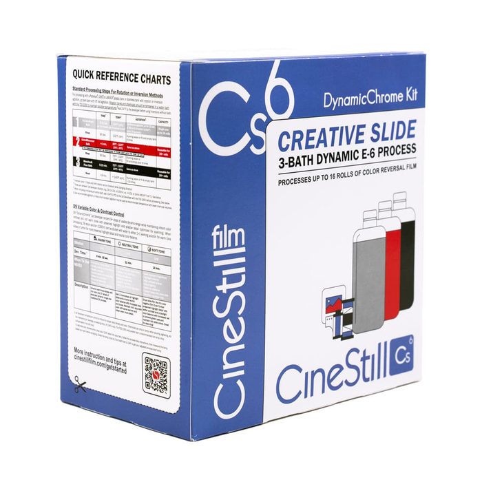 CineStill Cs6 "Creative Slide" D9 Dynamicchrome 3-Bath E-6 Quart Kit
