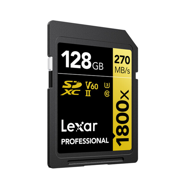 その他 Lexar Professional 1800x microSDXC 128GB Lexar 128GB Professional 1800x SDXC UHS-II GOLD Series Memory Card