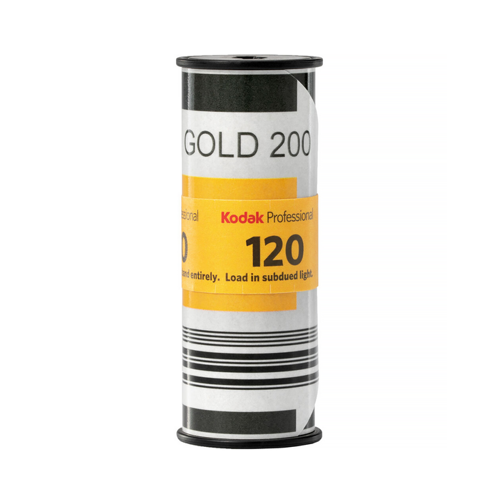 Kodak Professional Gold 200 Color Negative - 120 Film, Single Roll