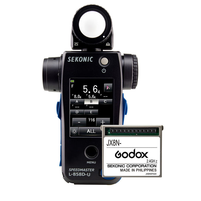 Sekonic L-858D-U Speedmaster Light Meter Kit with Transmitter Module for Godox