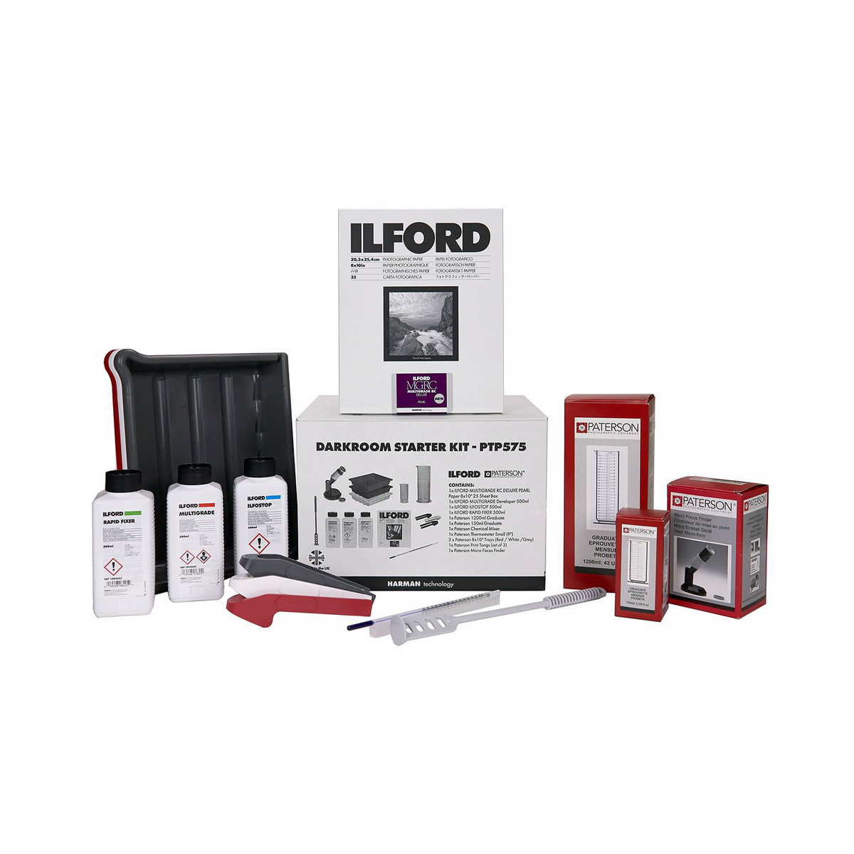 Paterson Photographic Ilford and Paterson Darkroom Starter Kit