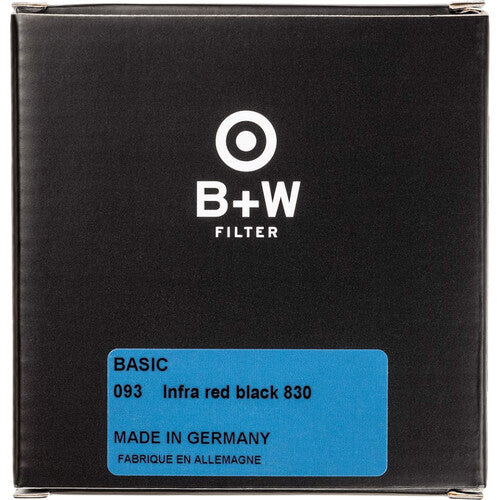 B+W 77mm #830/093 Basic Infrared Black/Red Filter