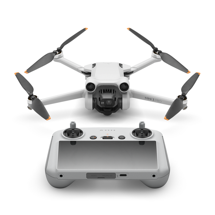 DJI Mini 3 Pro with RC Remote Controller and Fly More Kit in Gray