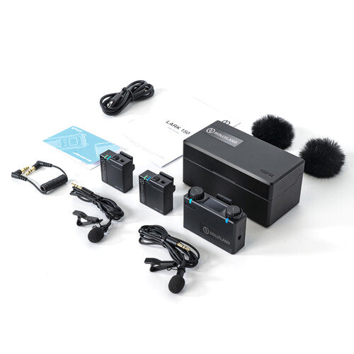 Hollyland LARK 150 2.4GHz 2-Person Wireless Lavalier Microphone System