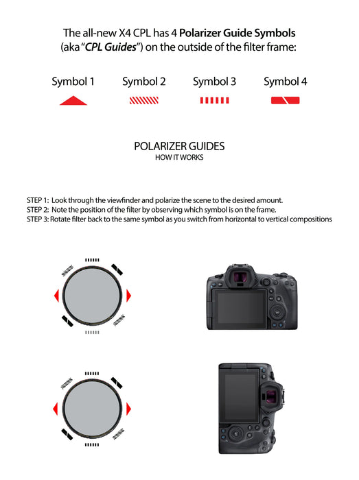 Breakthrough Photography 82mm X4 Dark 3-Stop Circular Polarizer Filter