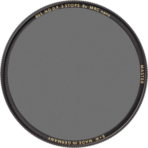 B+W 77mm #803 MASTER Neutral Density 0.9 3-Stop MRC Nano Filter