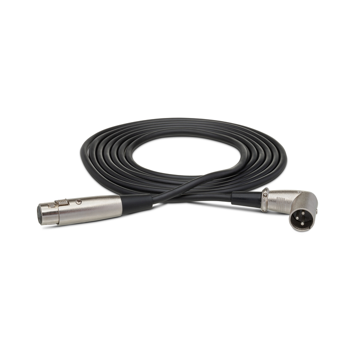 Hosa 3-Pin XLR Female to XLR Angled Male Cable - 1.5'