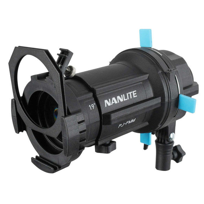Nanlite Forza PJ-FMM Projection Attachment with 19° Lens for FM Mount