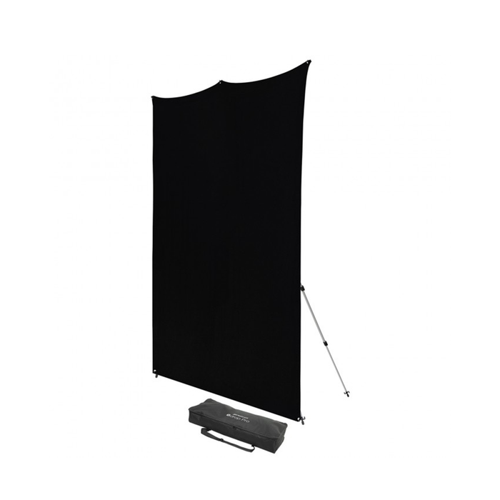 Westcott X-Drop Pro Wrinkle-Resistant Backdrop Kit, 8'x8' - Black