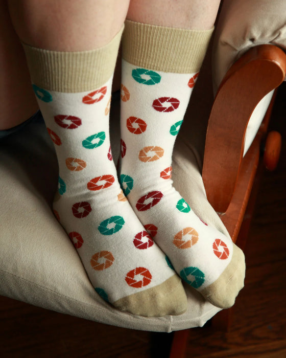 Aperture Socks - Natural