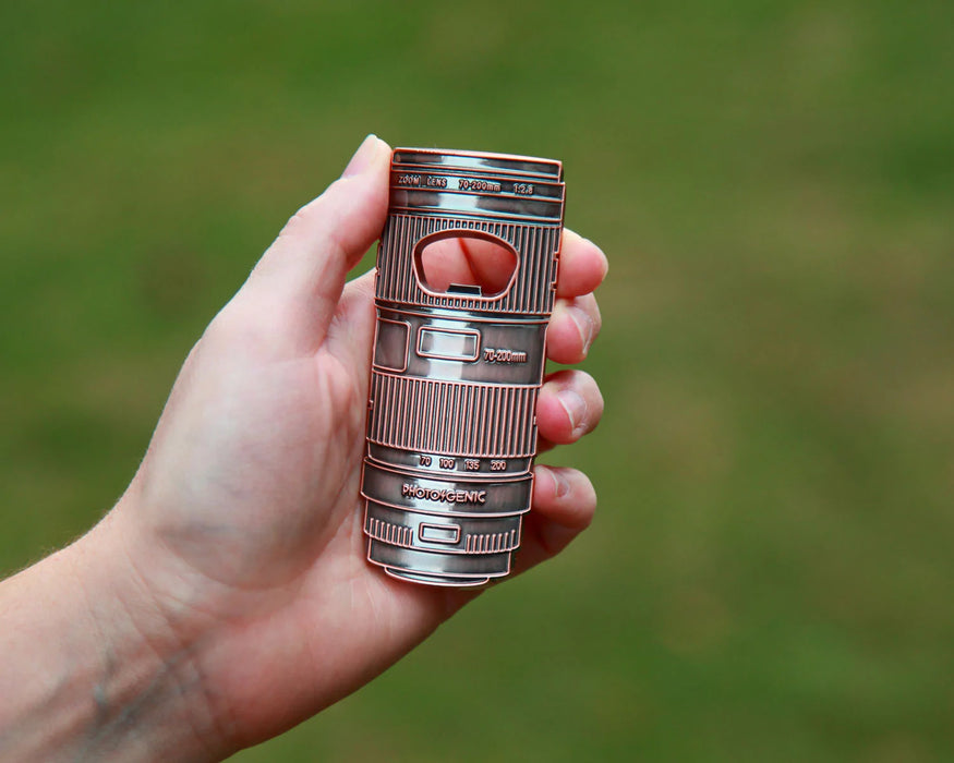 Telephoto Lens Bottle Opener - Copper