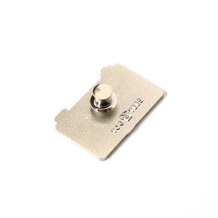 Audiovisual Silver Halide Enamel Pin