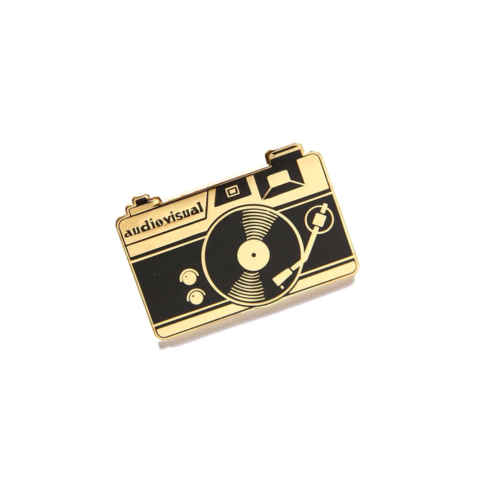 Audiovisual Gold Hour Enamel Pin