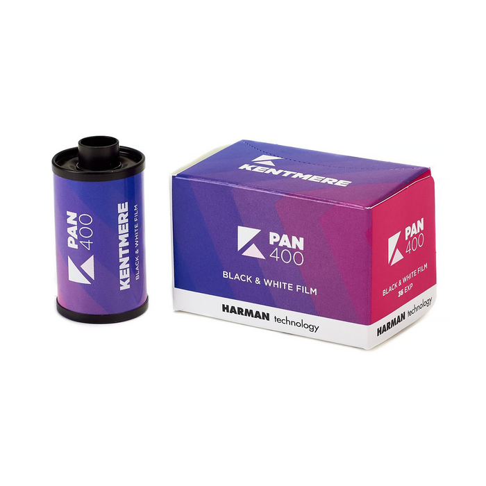 Kentmere Pan 400 Black & White Negative - 35mm Film, 36 Exposures, Single Roll