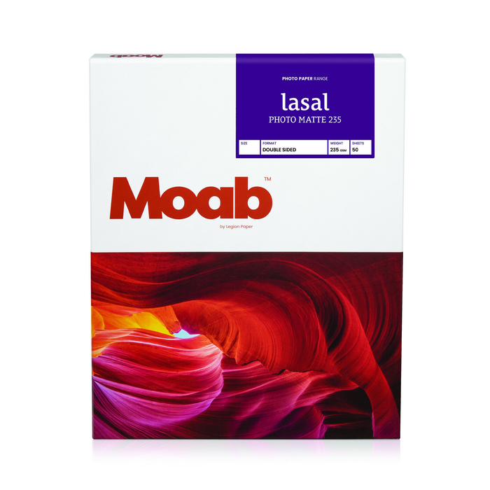 Moab Lasal Photo Matte 235, 5" x 7" - 50 Sheets