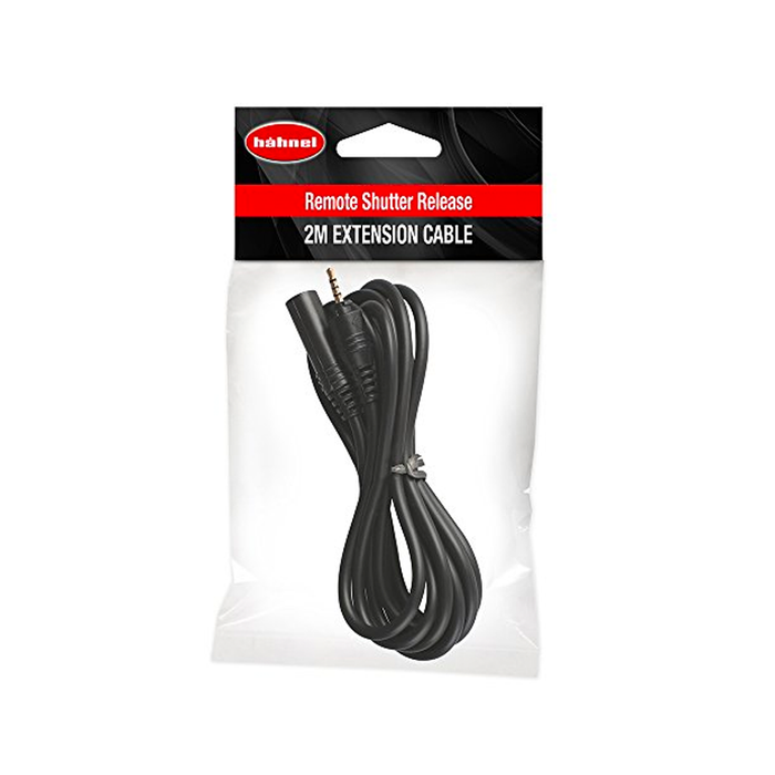 Hahnel Extension Cable for Wired Remotes, 2m - Black