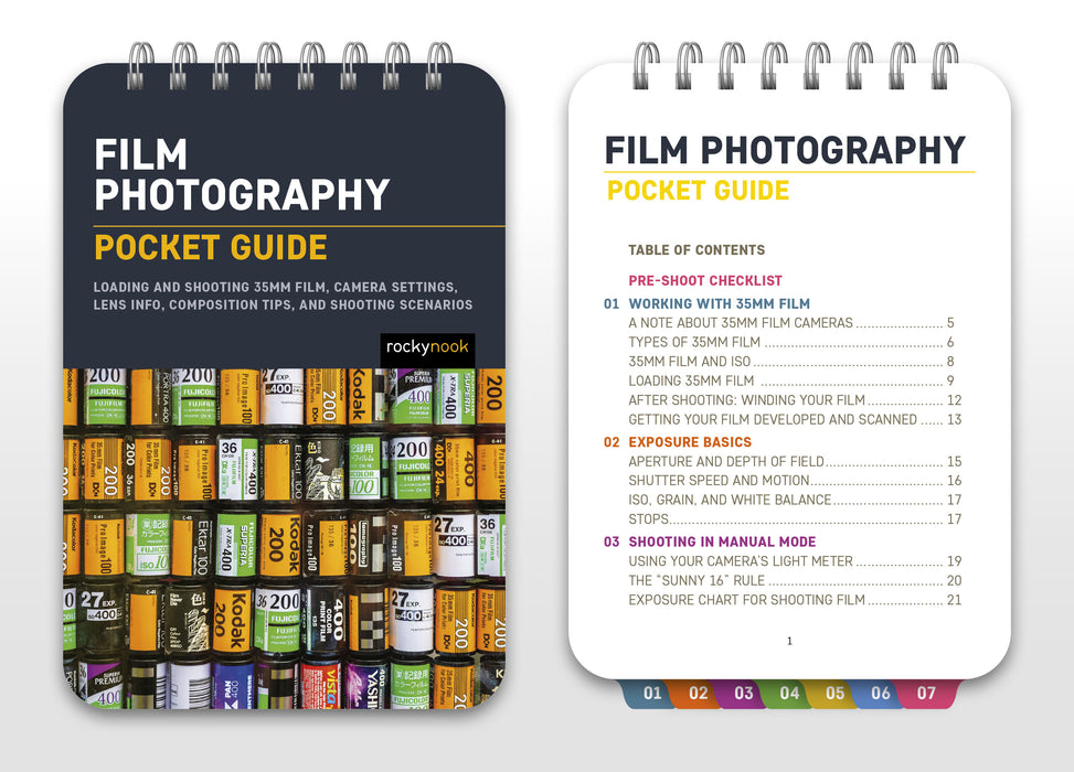 Film Photography: Pocket Guide Book: Loading and Shooting 35mm Film, Camera Settings, Lens Info, Composition Tips, and Shooting Scenarios