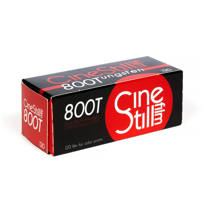 CineStill 800 Tungsten Color Negative - 120 Film, Single Roll