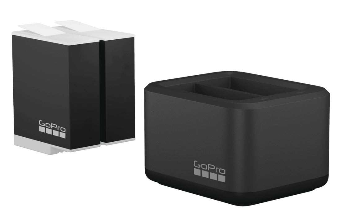 GoPro Dual Battery Charger with Two Enduro Batteries for HERO9/10/11 Black