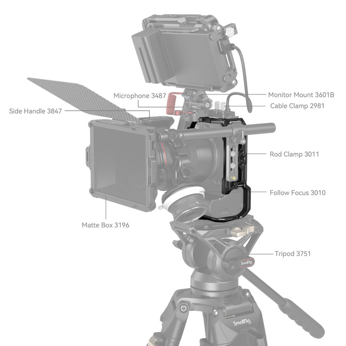 SmallRig Camera Cage for Canon EOS R6 Mark II 4159