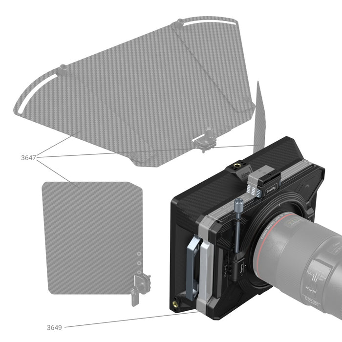 SmallRig Star-Trial Multifunctional Modular Matte Box Basic Kit 3556 - 95mm Black