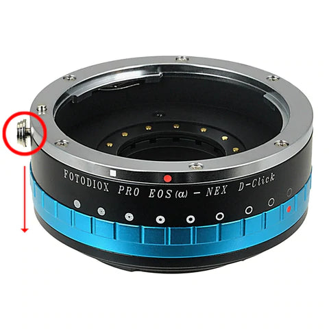 FotodioX Canon EF Lens Adapter to Sony NEX Mount Camera (with Iris Control)