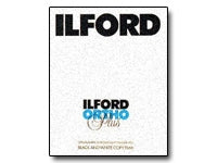 Ilford Ortho Plus 80 Black & White Negative - 4x5" Flim, 25 Sheets