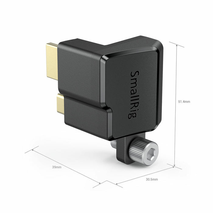 SmallRig HDMI/USB Type-C Right-Angle Adapter for BMPCC 4K Camera Cage