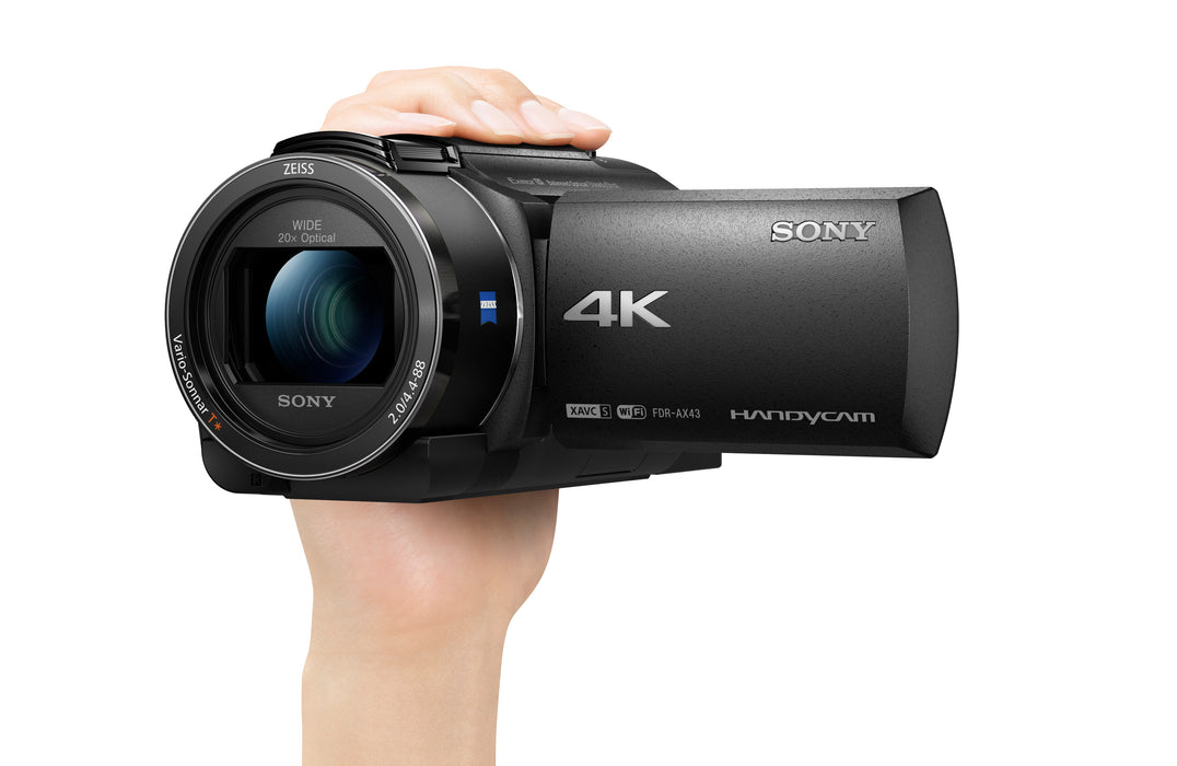FDR-AX43A — Handycam Sony Camcorder 4K Camera Glazer\'s