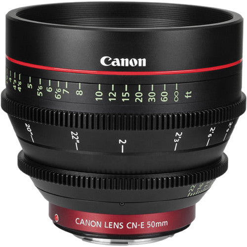 Canon CN-E 50mm T1.3 L F Cinema Prime - EF Mount Lens