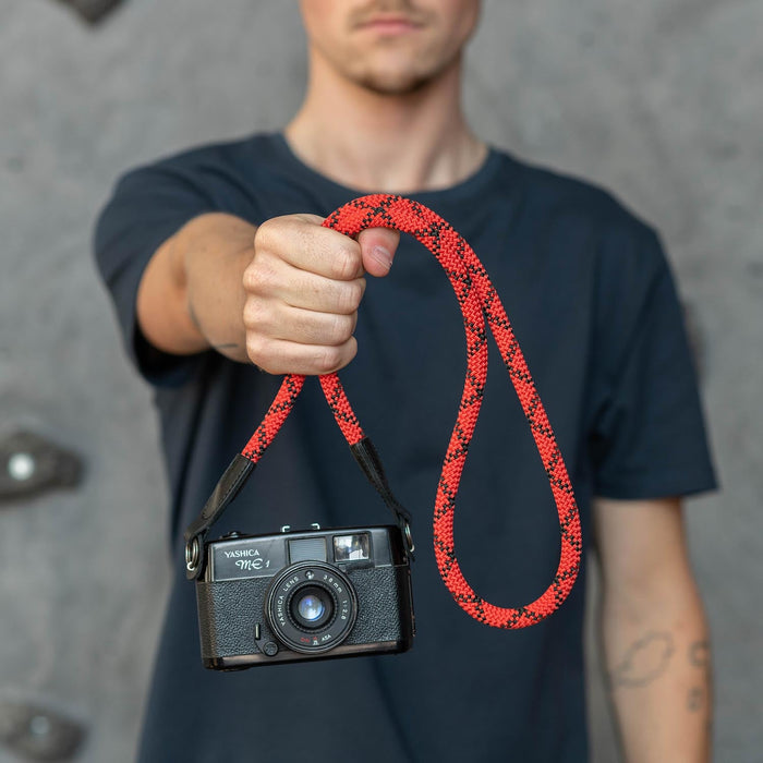 Cooph Rope Camera Strap, 45.3" (115cm) - Duotone Red