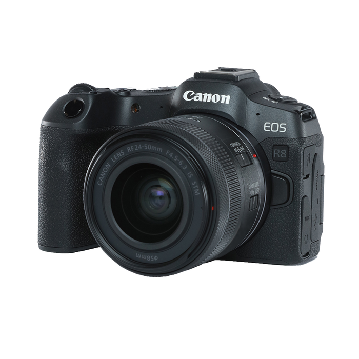 Canon EOS R8 4K Video Mirrorless Camera with RF 24-50mm f/4.5-6.3 IS STM  Lens Black 5803C012 - Best Buy
