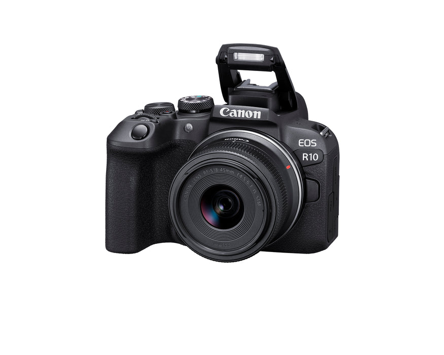 Canon EOS R10 Mirrorless Camera with RF-S 18-45mm IS STM Lens