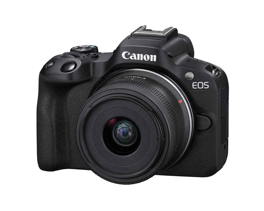 Canon EOS R50 Mirrorless Camera with RF-S 18-45mm f/4.5-6.3 IS STM Lens & RF-S 55-210mm f/5-7.1 IS STM Lens