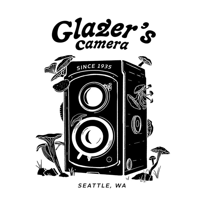 Glazer's Vintage Camera Mushroom Sticker