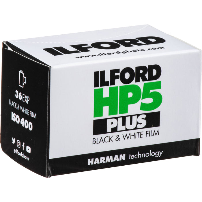 Ilford HP5 Plus Black & White Negative - 35mm Film, 36 Exposures, Single Roll