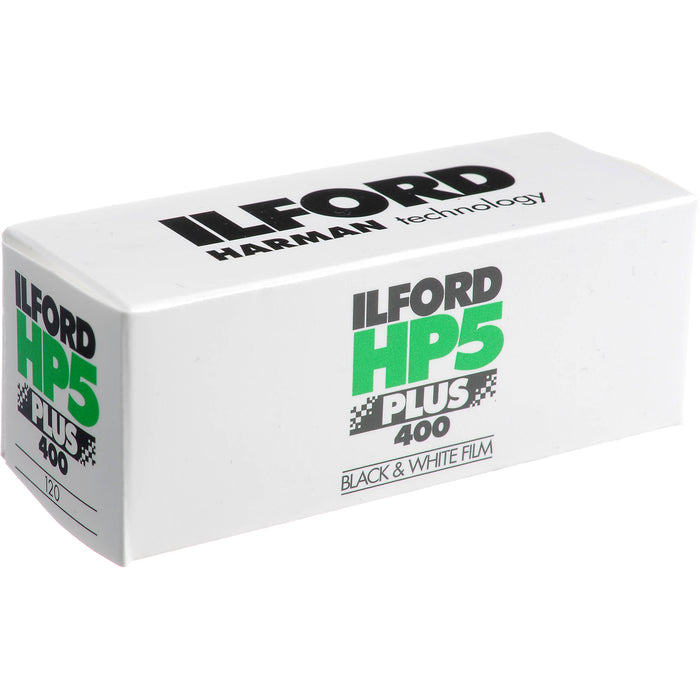 Ilford HP5 Plus 400 Black & White Negative - 120 Film, Single Roll