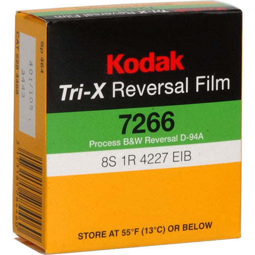 【hanabifilm】Kodak 7266 Tri-X 5本 Kodak Tri-X Black & White Reversal Film #7266 - Super 8, 50' Roll