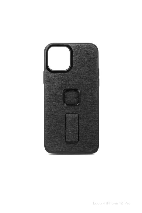 Peak Design Mobile Everyday Fabric Loop Case for iPhone 12 & 12 Pro - 6.1" - Charcoal