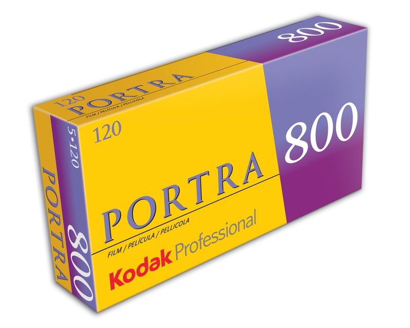 Kodak Professional Portra 800 Color Negative - 120 Film, 5 Pack