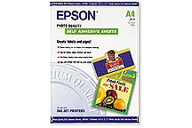 Epson Photo Quality Self Adhesive Sheets 8.3x11.7-10 Sheets