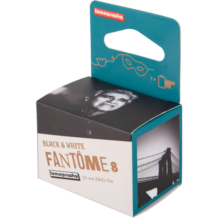 Lomography Fantôme Kino 8 Black & White Negative Film, 35mm Roll Film - 36 Exposures
