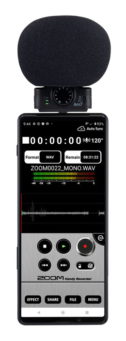 Zoom Am7 Mid-Side Stereo Microphone for Android Devices with USB-C Connector