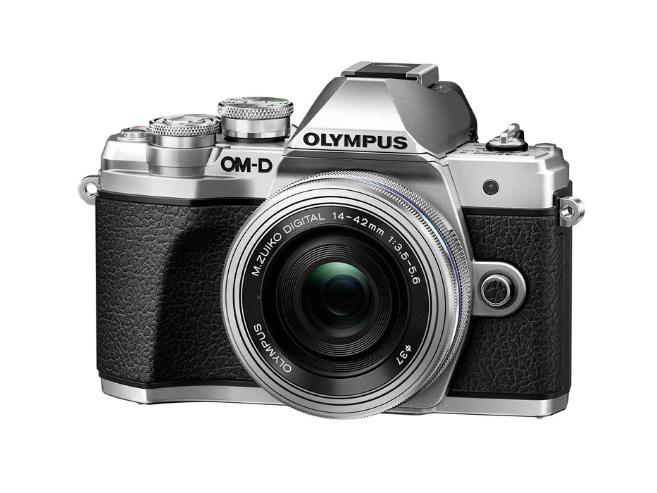 OM System OM-D E-M10 MKIII Camera with 14-42mm Lens - Silver