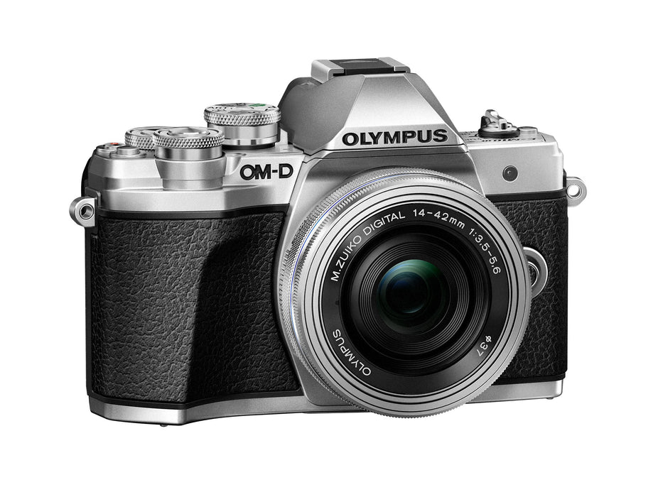 Olympus OM-D E-M10 MKIII Camera with 14-42mm Lens - Silver