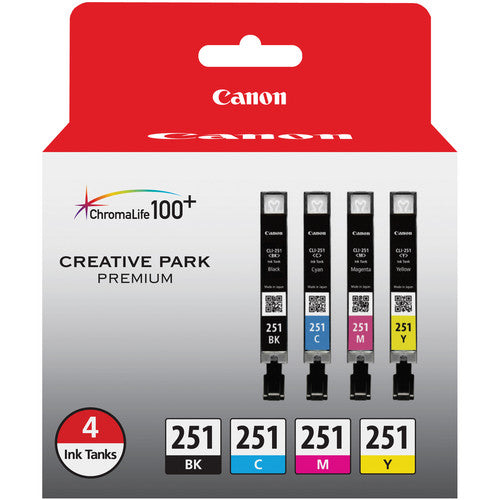 Canon CLI-251 4-Color Ink Set