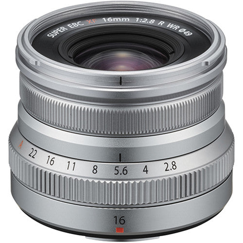 Fujifilm 16mm f/2.8 XF R WR Lens - Silver