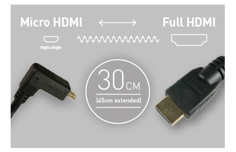 Atomos Micro-Full HDMI 12" Coil Cable